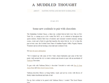 Tablet Screenshot of amuddledthought.com